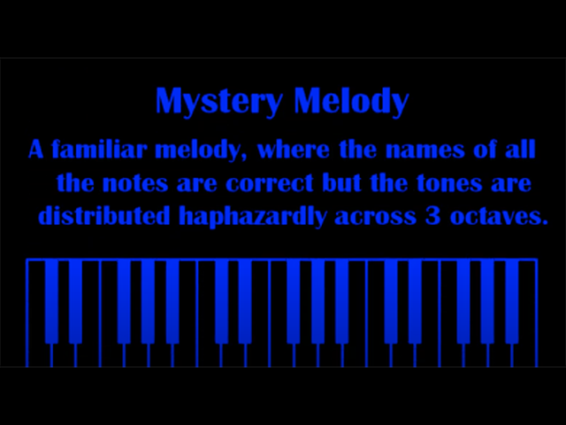 Auditory Illusion 4: Mystery Melody